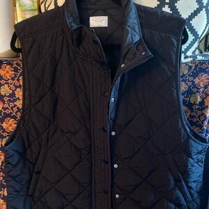 Z supply Black Quilted Vest Sz XL NWOT